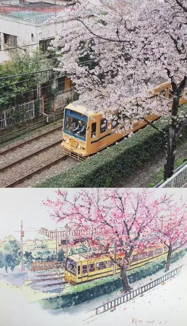 不用花钱就能圣地巡礼？看大神用钢笔淡彩带你花样旅行