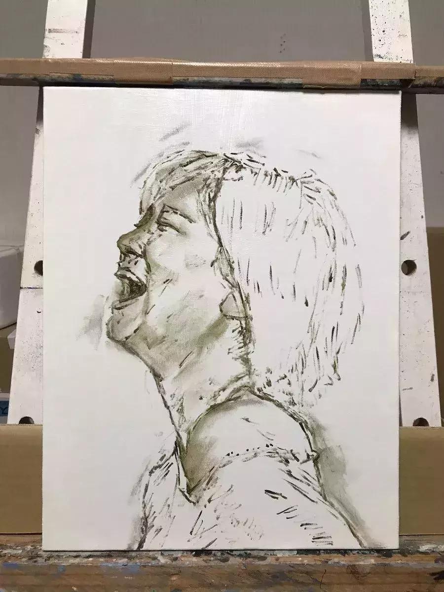 冷军超写实绘画是怎么画出来的,中国媲美冷军的超写实人物画家