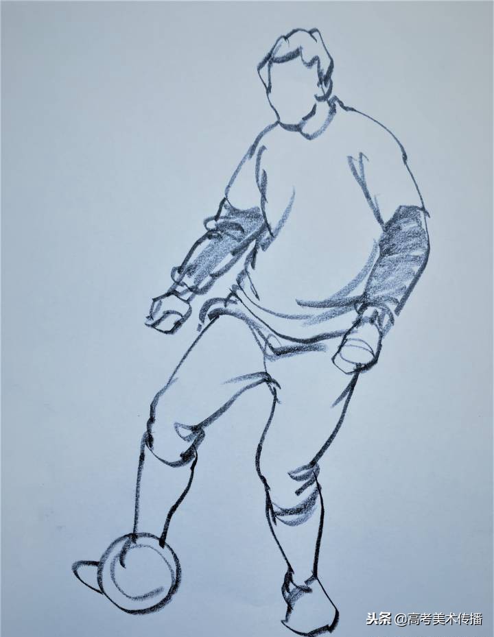 人物速写动态分析讲解,钢笔画人物动态速写