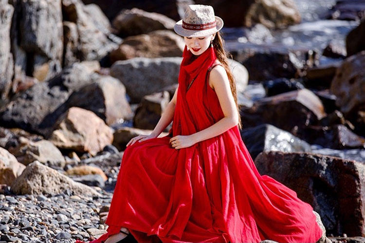 棉麻连衣裙来袭，舒爽透气，让你清凉一夏