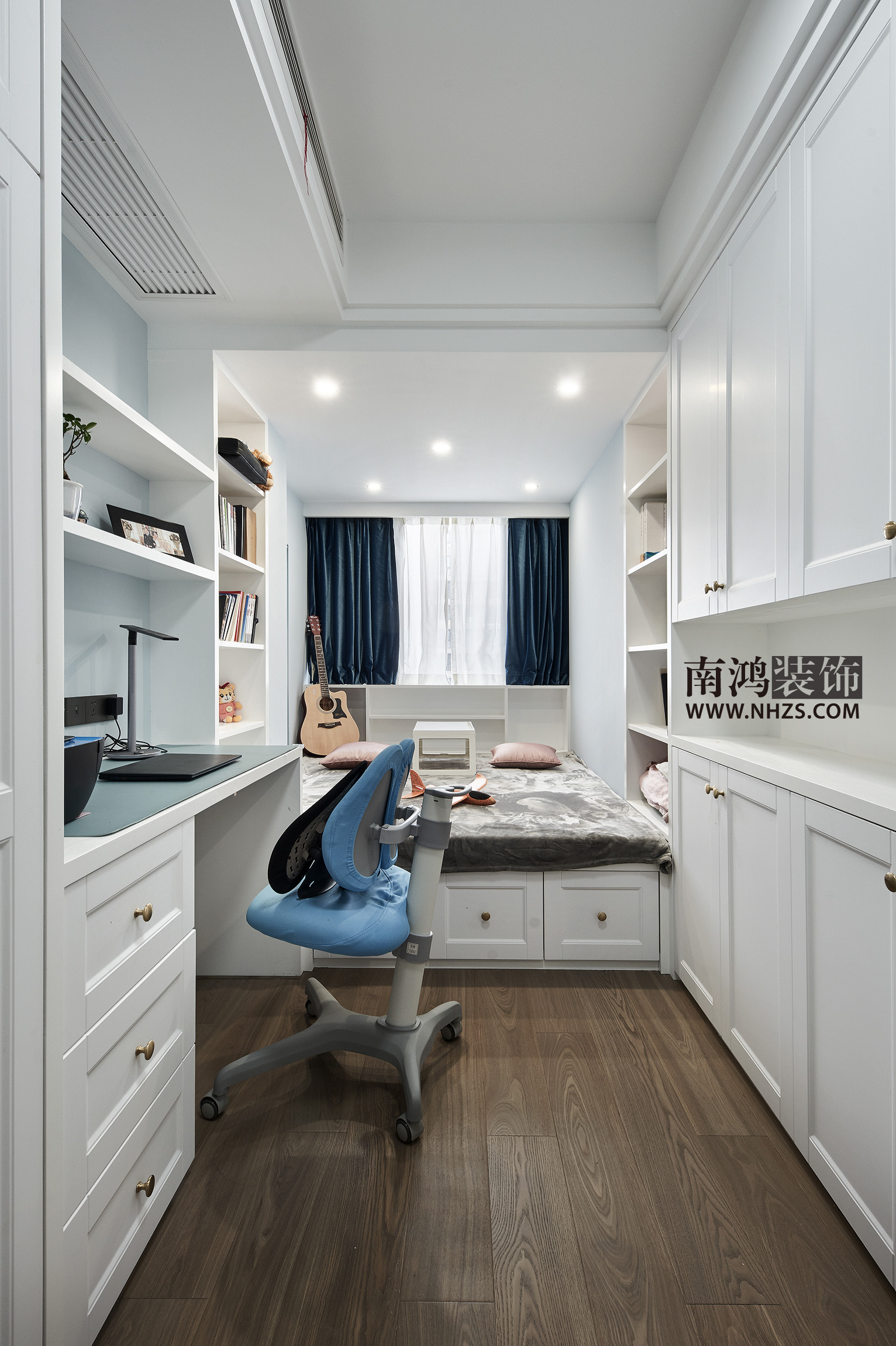 海威国际装修效果图,海威南北通透户型装修效果图三房