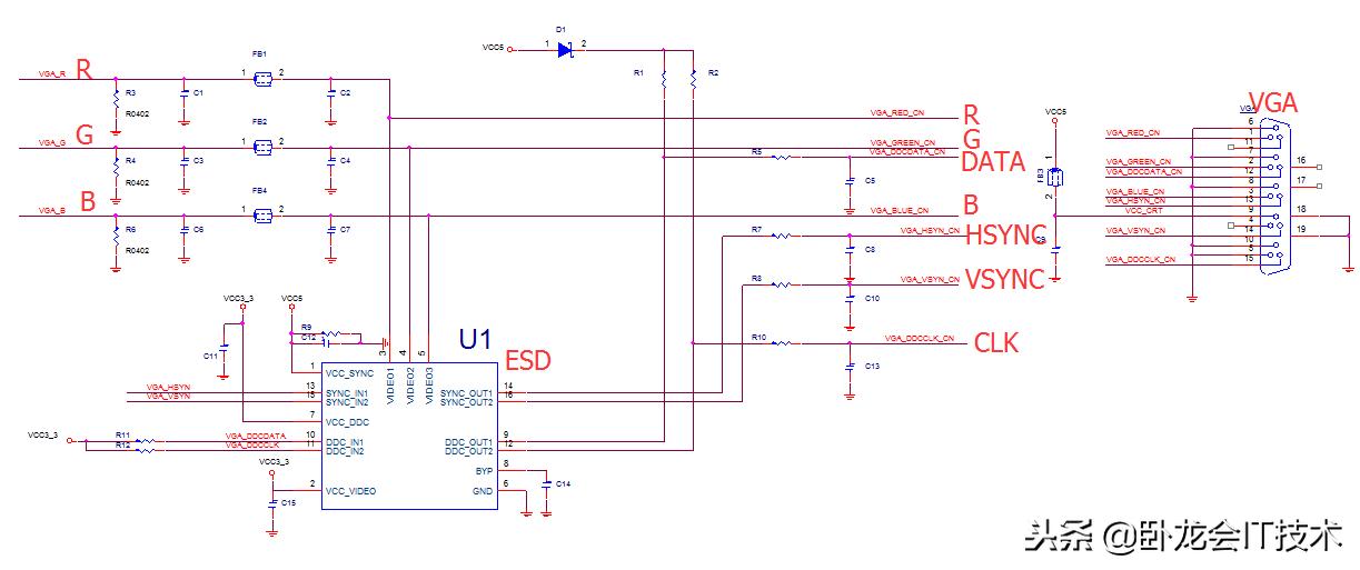 vga接口pcb设计视频,usb接口pcb电路图怎么画
