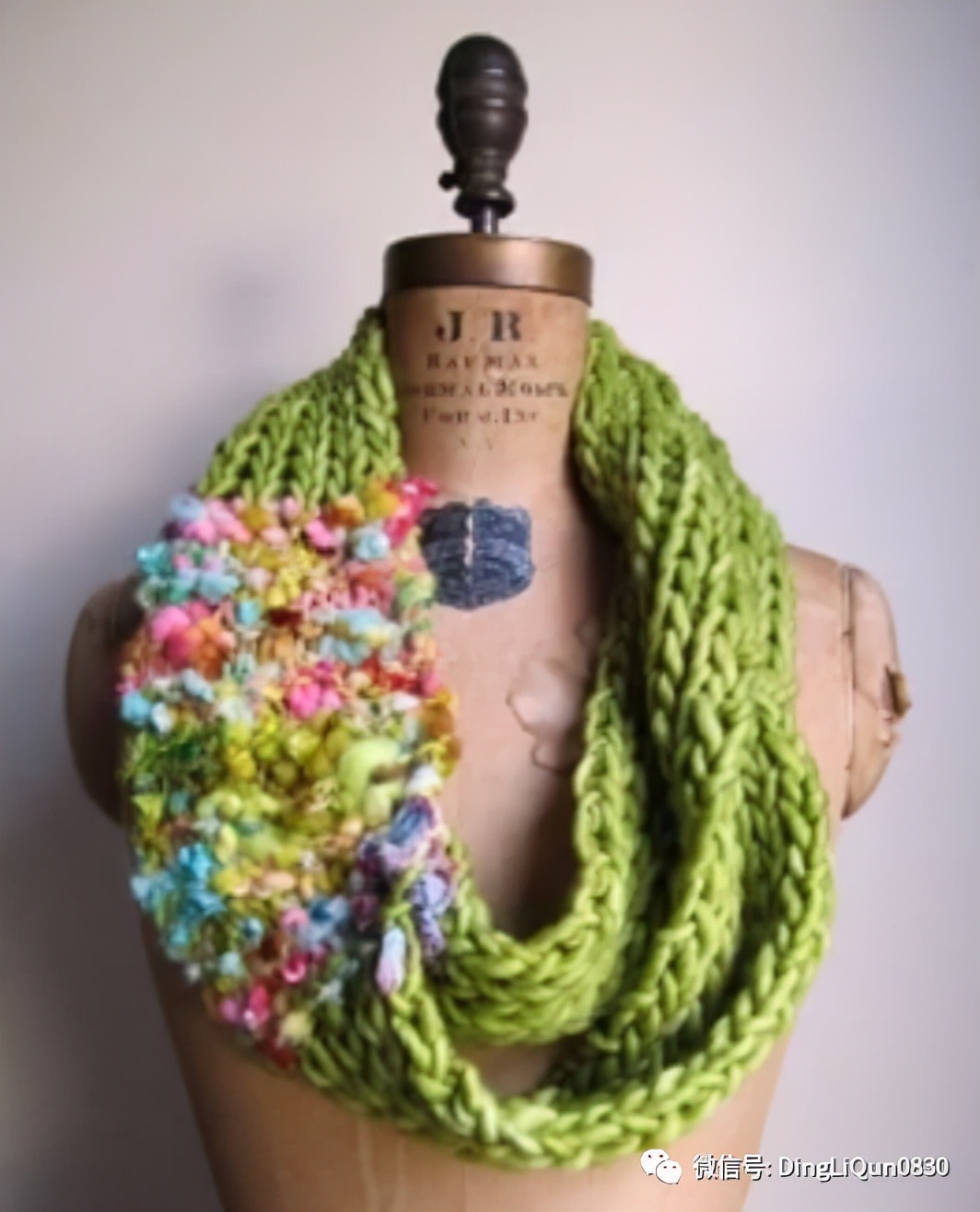 针织披肩作品,披肩花式围巾编织教程