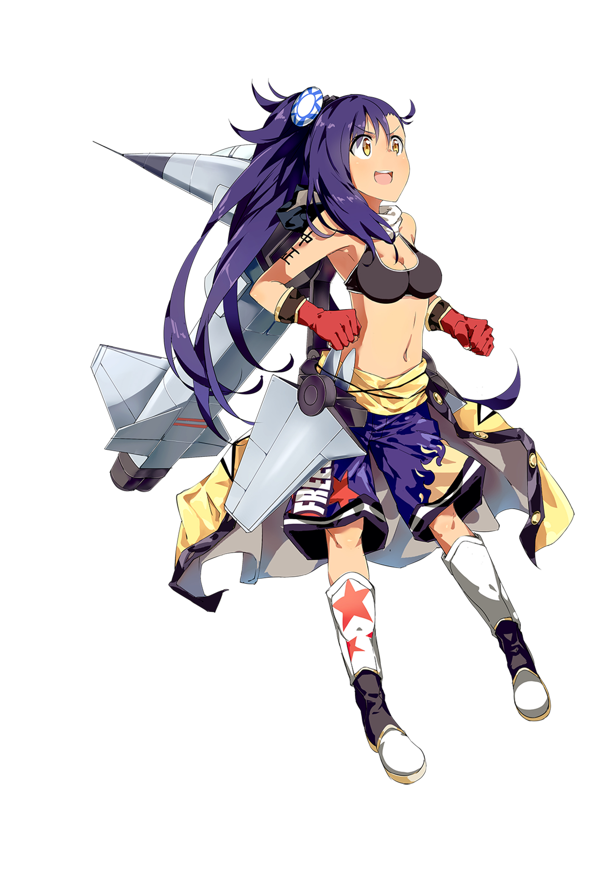 《苍穹战线》超过百种萌点各异的机娘，精美立绘原画插画卡牌欣赏