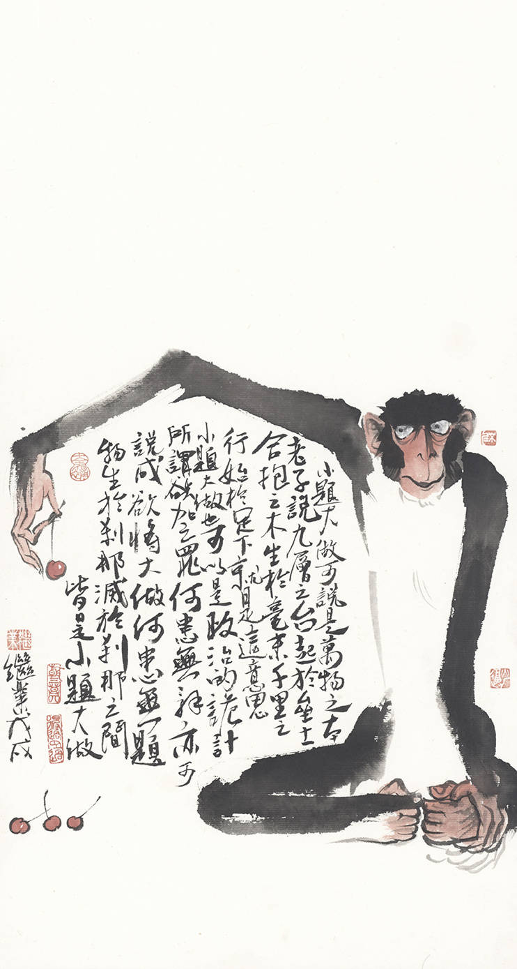 他画的猴子都是来搞笑的吗？让人看得停不下来