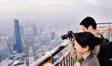 广州第一高楼小蛮腰,广州第一高塔小蛮腰整体图片