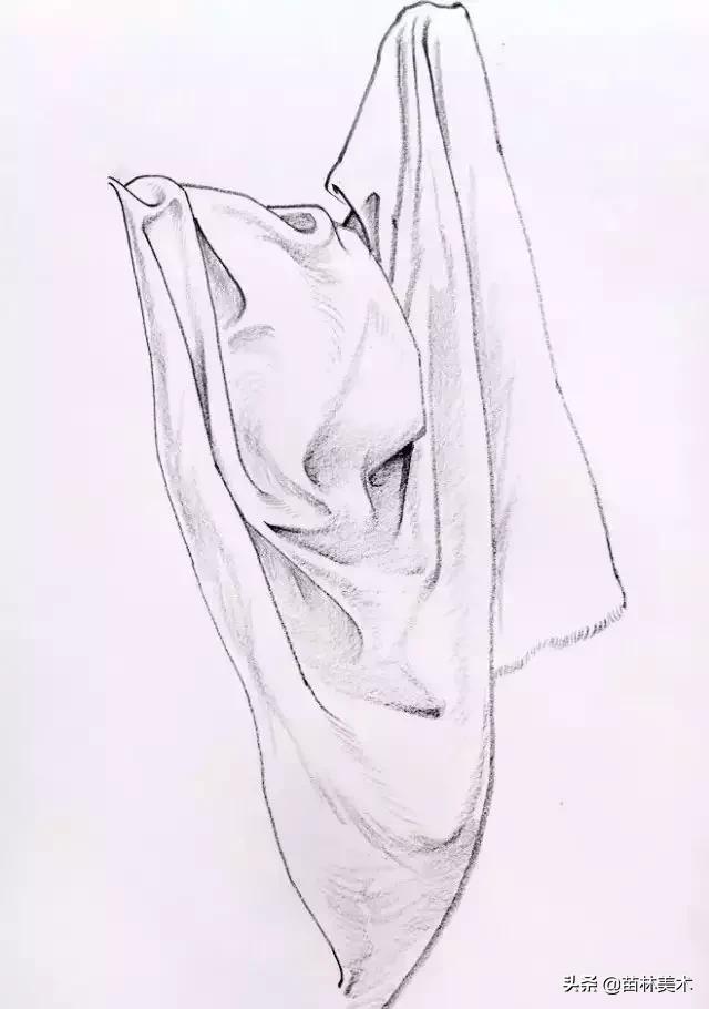 各种衣褶画法,衣褶不会上色