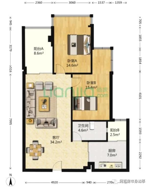 新旧交织的城市界面,富基广场