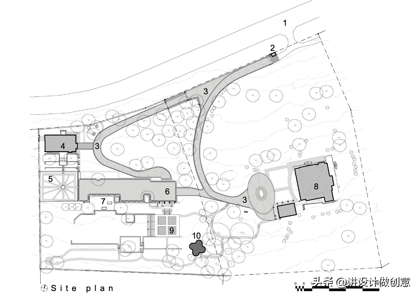 树屋房间设计壁炉红色调,树屋内设计