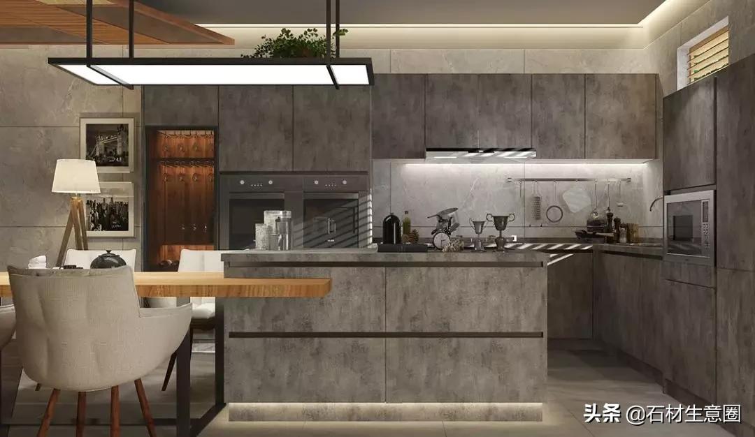 *石灯云**透出的是天然石材的颜色