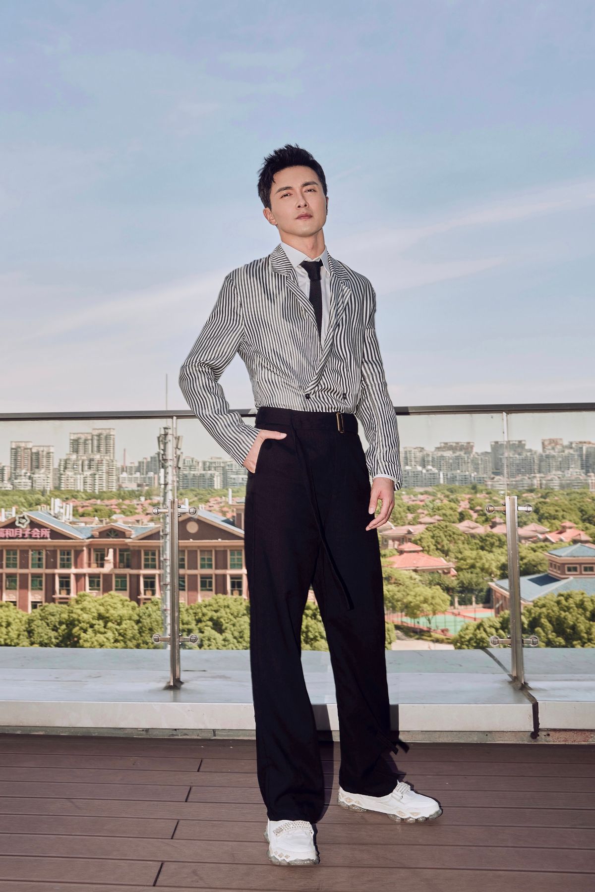 高伟光牛仔衬衫,高伟光衣品