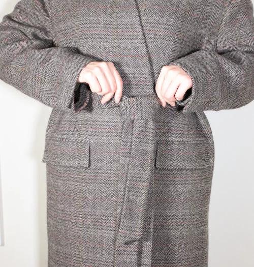 大衣腰带显瘦,大衣腰带的7种系法简单