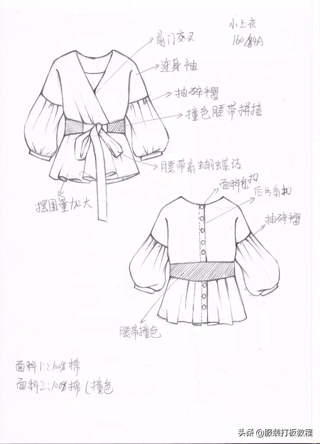 手绘服装款式图线稿书籍,服装款式图手绘专业教程