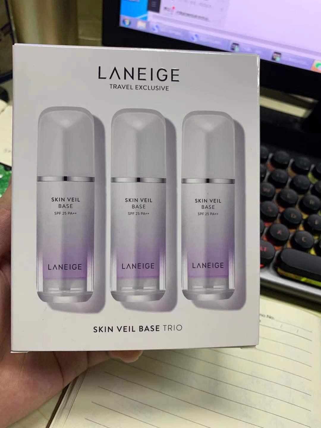 laneige兰芝防晒隔离霜遮瑕三合一,兰芝laneige雪纱丝柔隔离霜