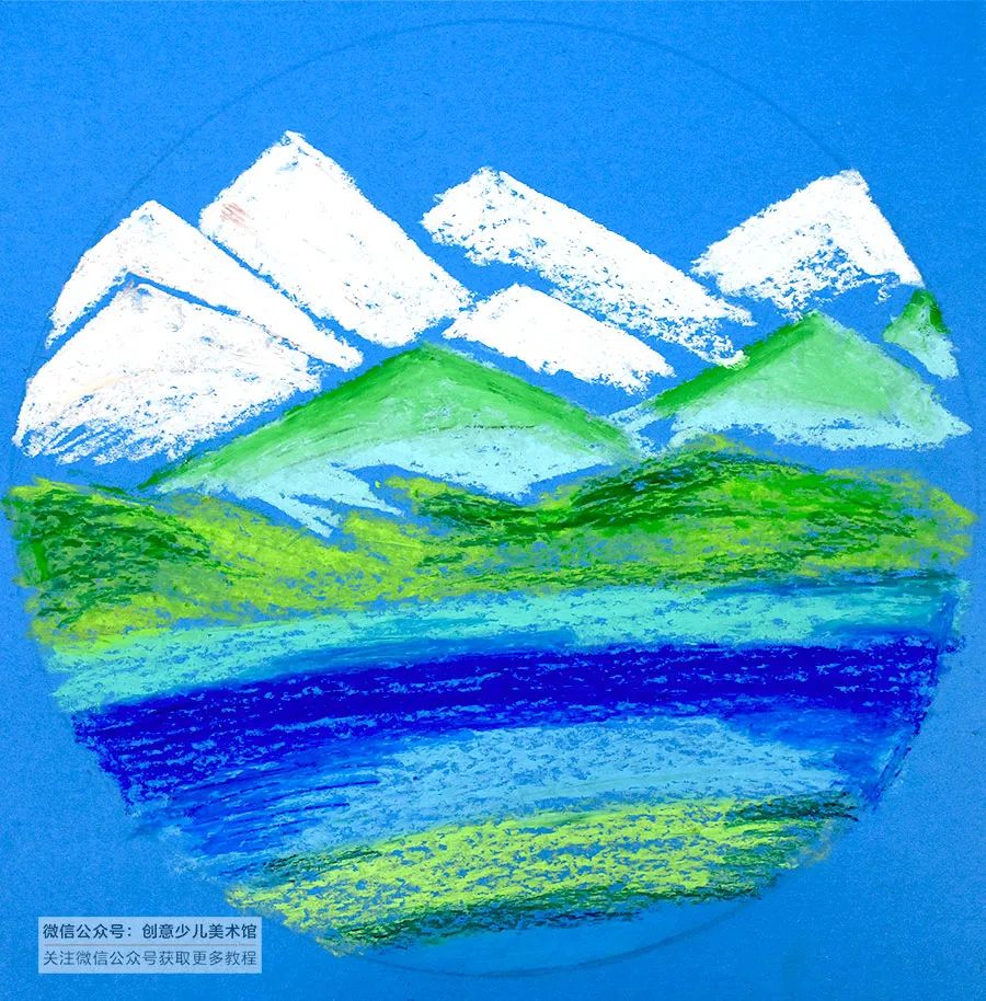 圣诞麋鹿拉车儿童画,以麋鹿为主题的儿童画