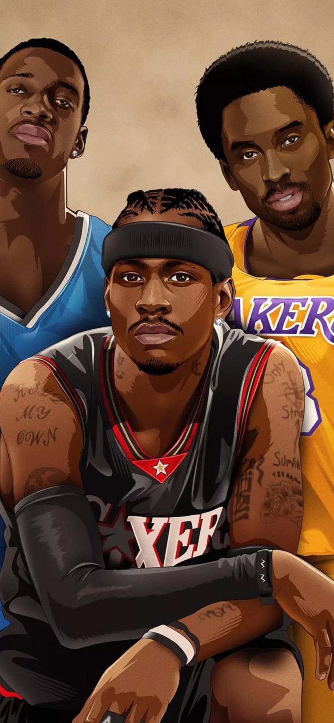 篮球系列手机壁纸潮图,篮球迷手机壁纸