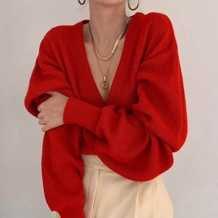 新中式红色日常穿搭,拒绝俗套的穿搭