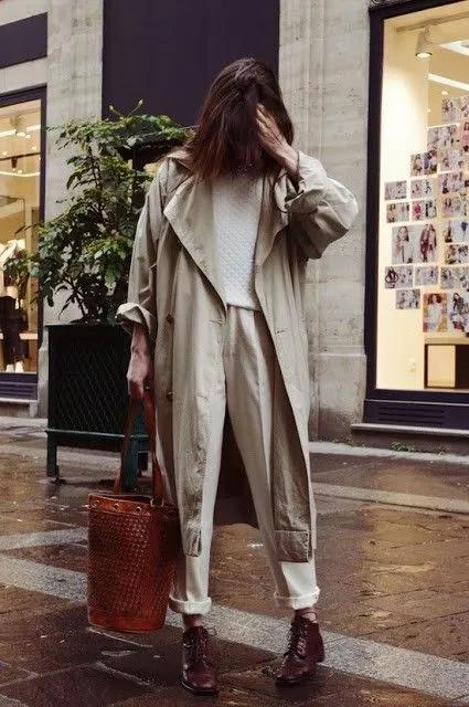 1件风衣4种穿法20种搭配气质满分,买风衣不要乱跟风