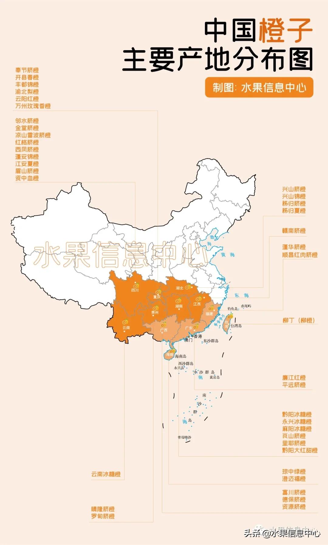 全国橙子产地在哪,中国橙子产地