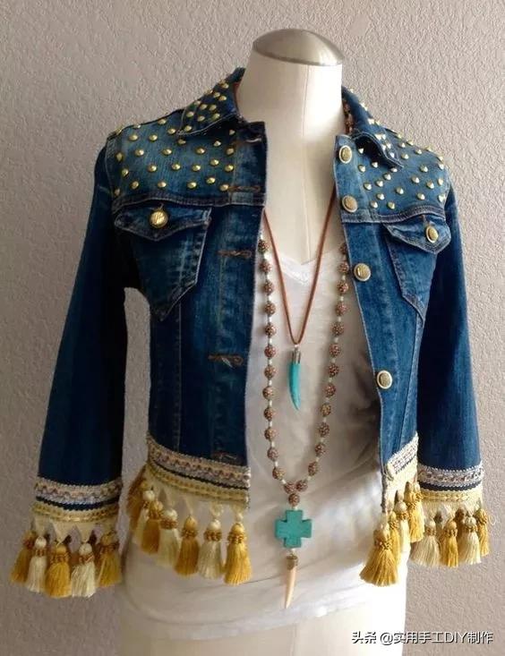 衣物旧物改造,旧物改造复古风衣服