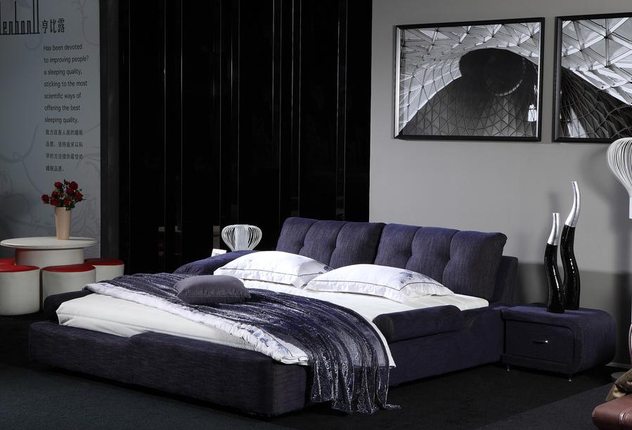 实木床和板材哪个性能好,布艺床好还是实木床好