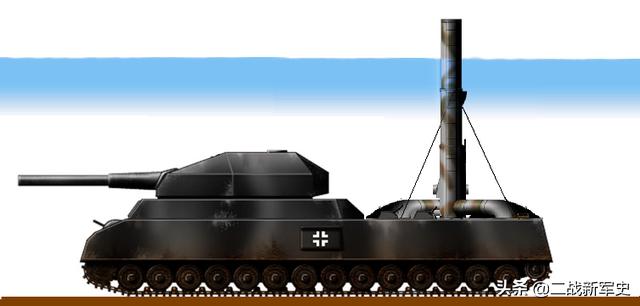 超大型巨炮坦克,陆地巡洋舰巨鼠坦克重达1000吨