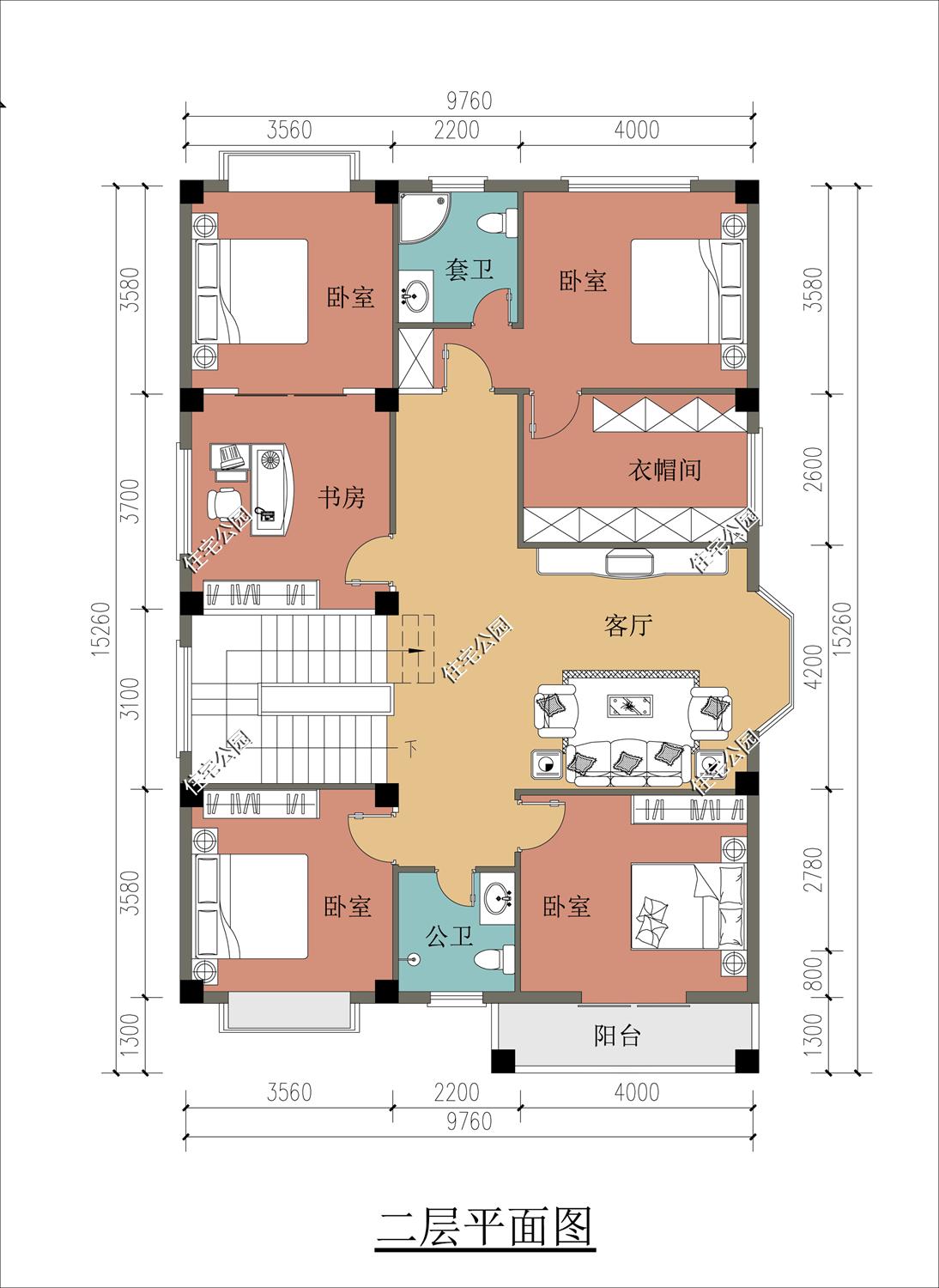 农村自建二层别墅图纸求推荐,1000套农村自建房图纸分享