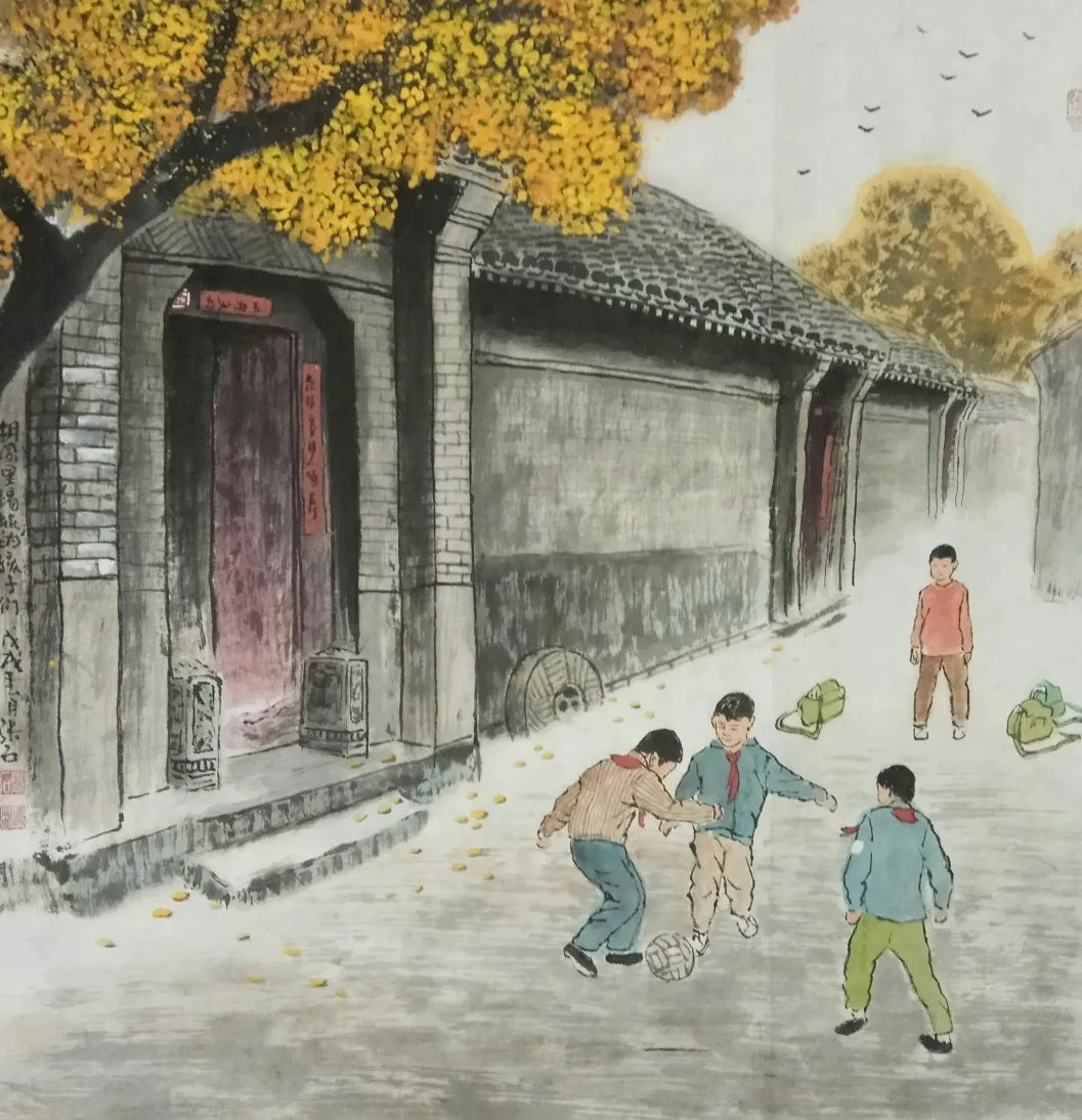 胡同里踢足球视频完整版,胡同看足球