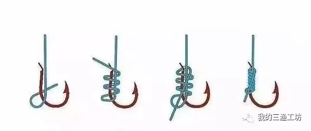 鱼线长了鱼竿最顶端线组绑法,鱼线的系法有几种