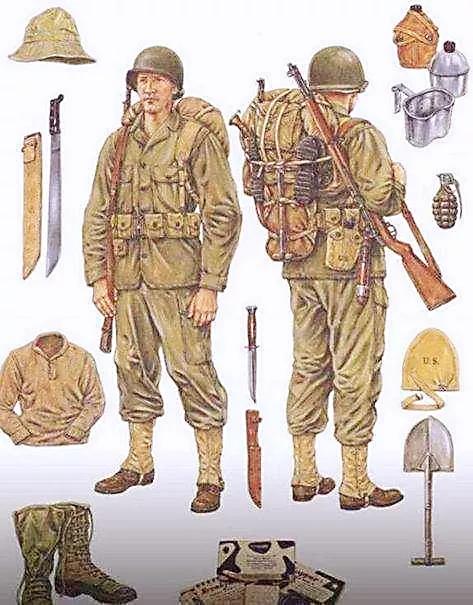 美军二战装备打火机军刀,美国神火手电特种部队装备