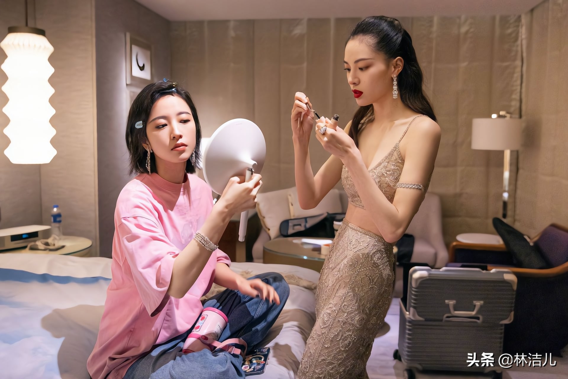 王鸥化妆,王鸥唇妆画法