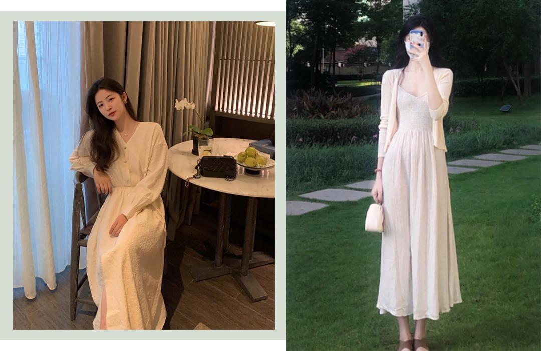 秋天连衣裙推荐,秋天必备的连衣裙简约搭配