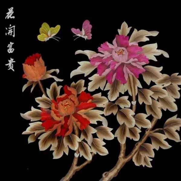 麦秆画芦苇画,最好看的麦秆画