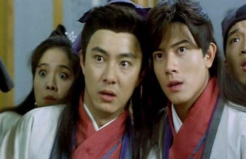 张卫健影视剧被打,年轻时候的张卫健光头