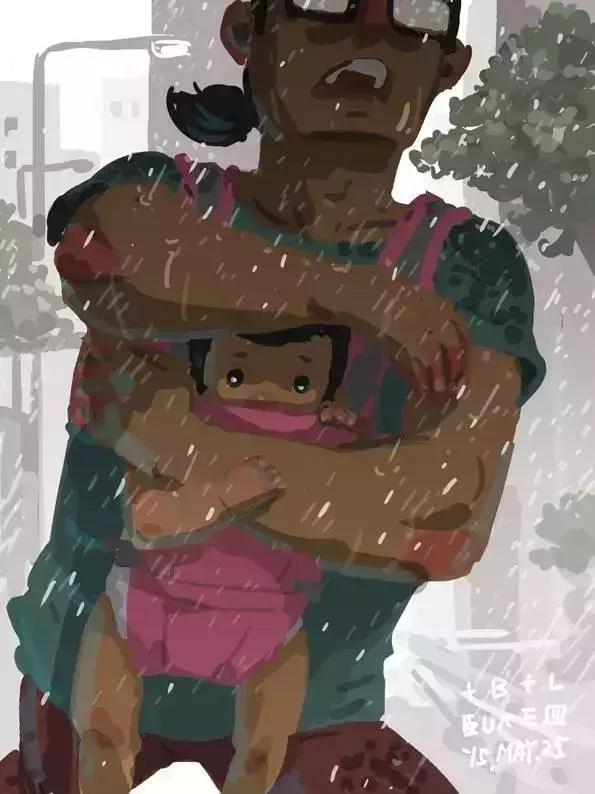 单亲爸爸带大的孩子什么样？他用一组插画赢得31万妈妈点赞