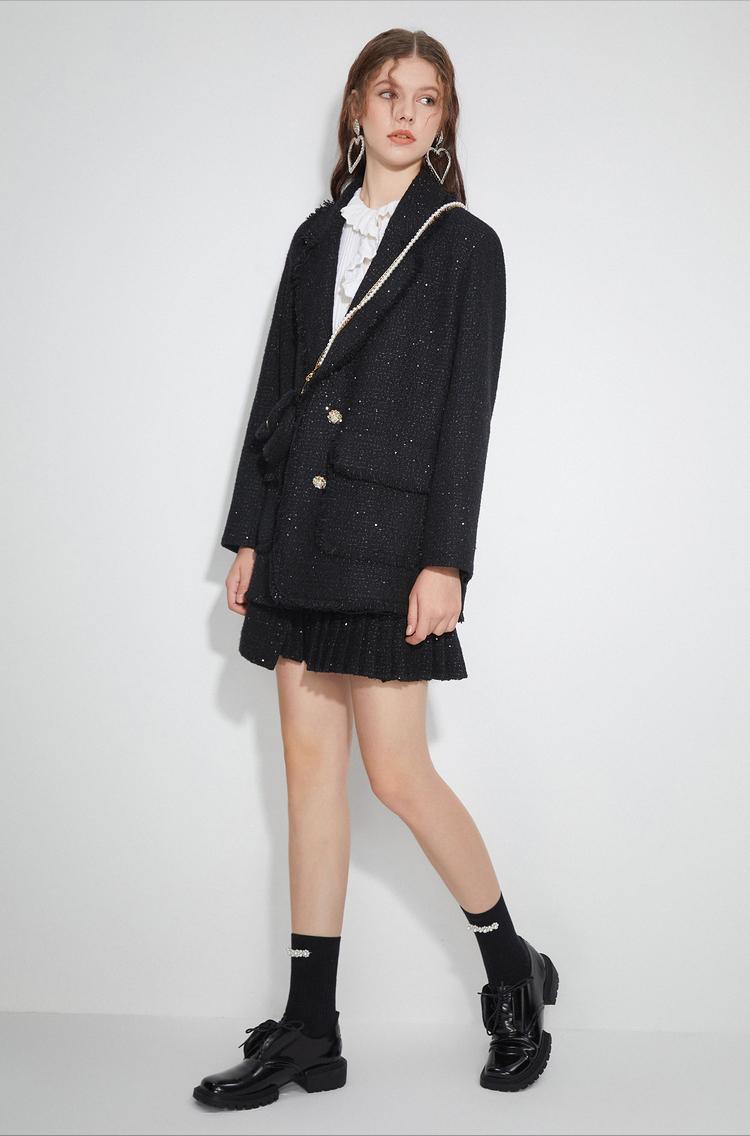 小香风套装秋冬实用吗,小香风时尚套装必备款式图片