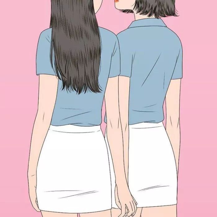 森系简约黑白手绘头像,个性原宿风手绘头像