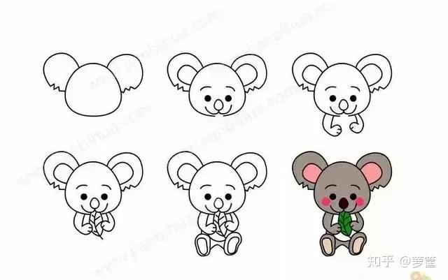 画小动物简笔画简单又漂亮,春天里的小动物怎么画简笔画