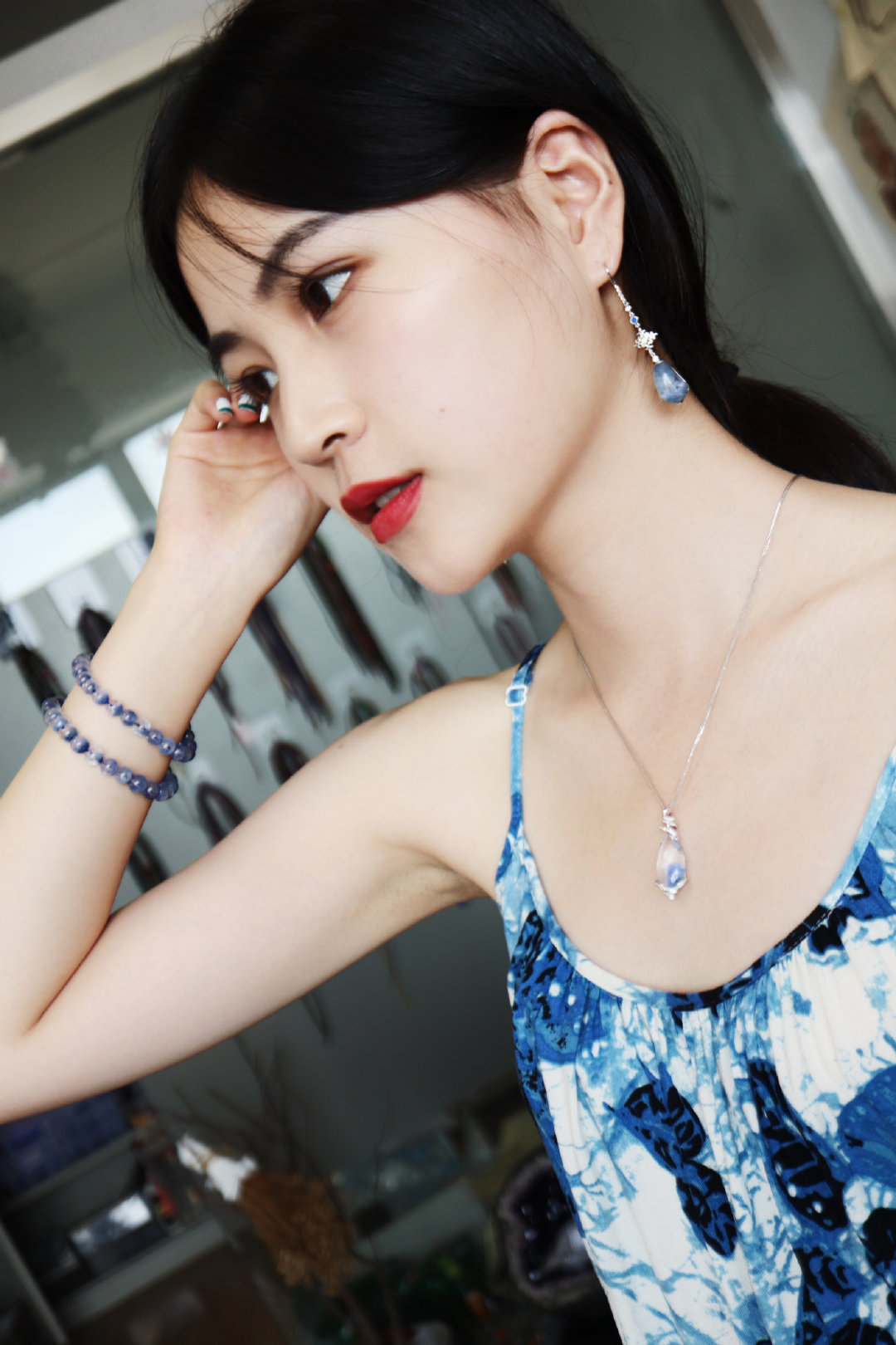 晶石发晶,五彩晶石发晶