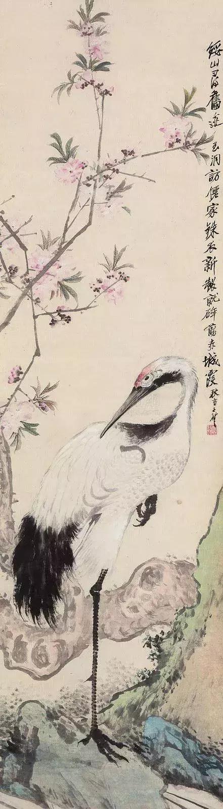 潘天寿100幅花鸟画欣赏,潘天寿花鸟画构图法