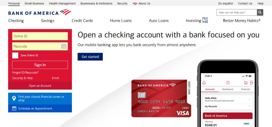 美国银行boa账户申请流程,bankofamerica开户