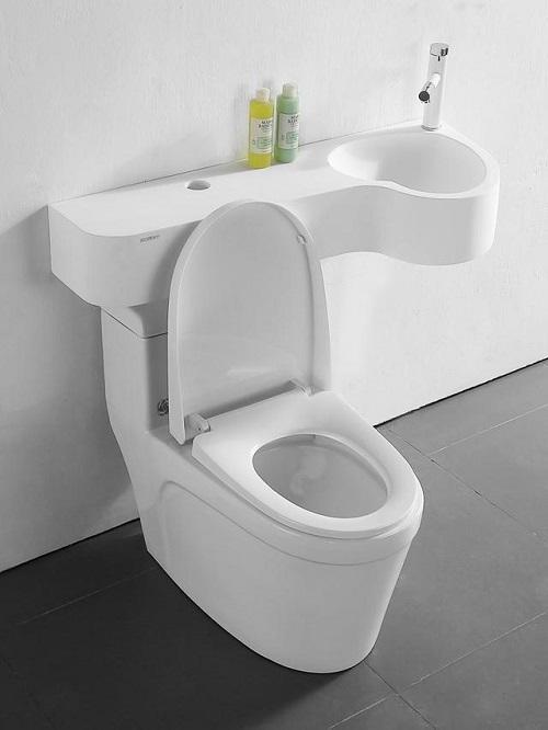 日本马桶和洗手盆一体的,日本智能马桶带节水洗手盆