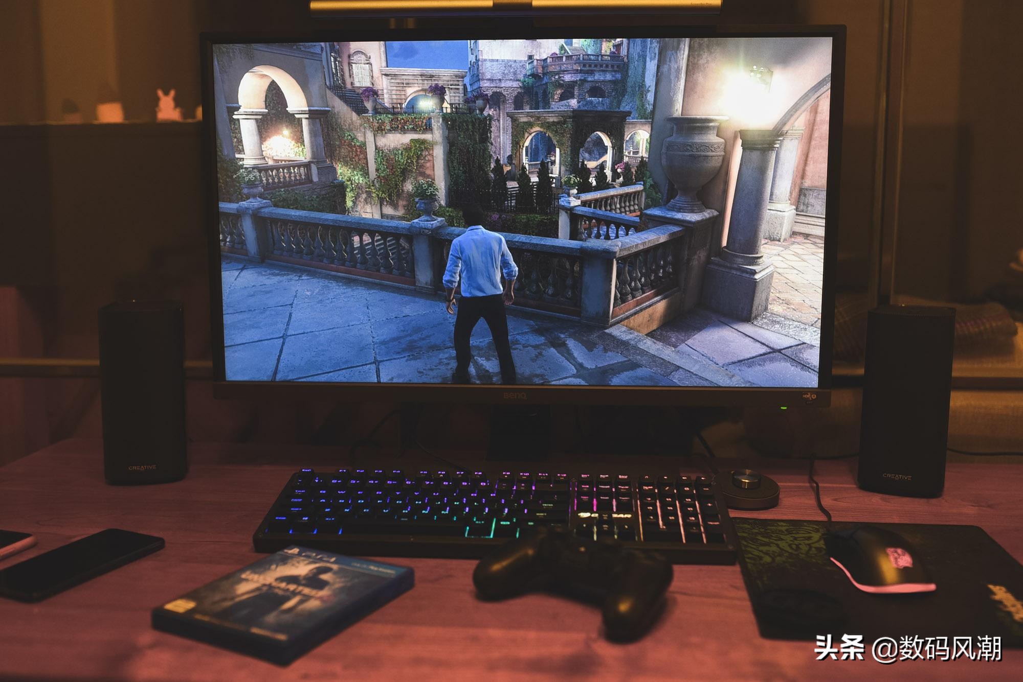 明基32英寸4khdr显示器ew3270u,显示器3270u