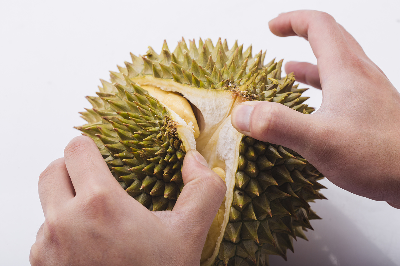 有裂口打开硬的榴莲是死包吗,有裂口的榴莲是不是生的