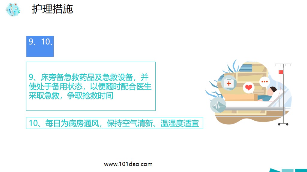 扁平化医院护理查房ppt模板免费,医院护理ppt图免费