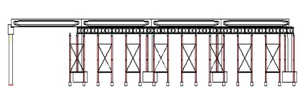 连续梁支架现浇施工流程,满堂支架现浇梁施工工艺流程