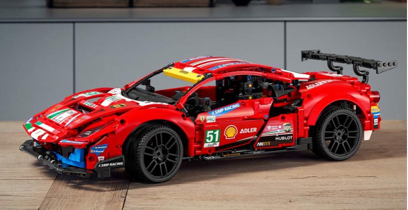 lego车模型,成人坐着开的小玩具车