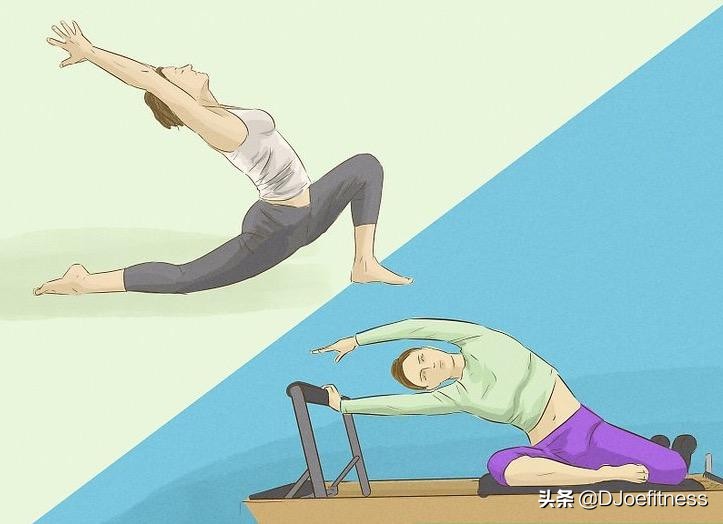 普拉提跟瑜伽的效果有什么区别,明星们练普拉提