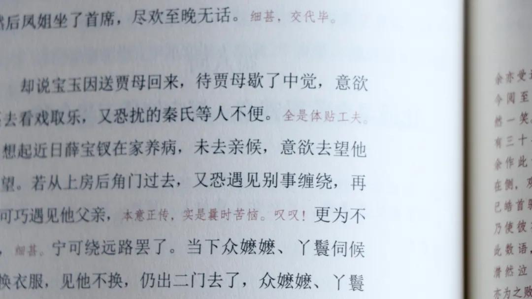 散落了200多年的脂砚斋珍贵评语，都在这版《石头记》里