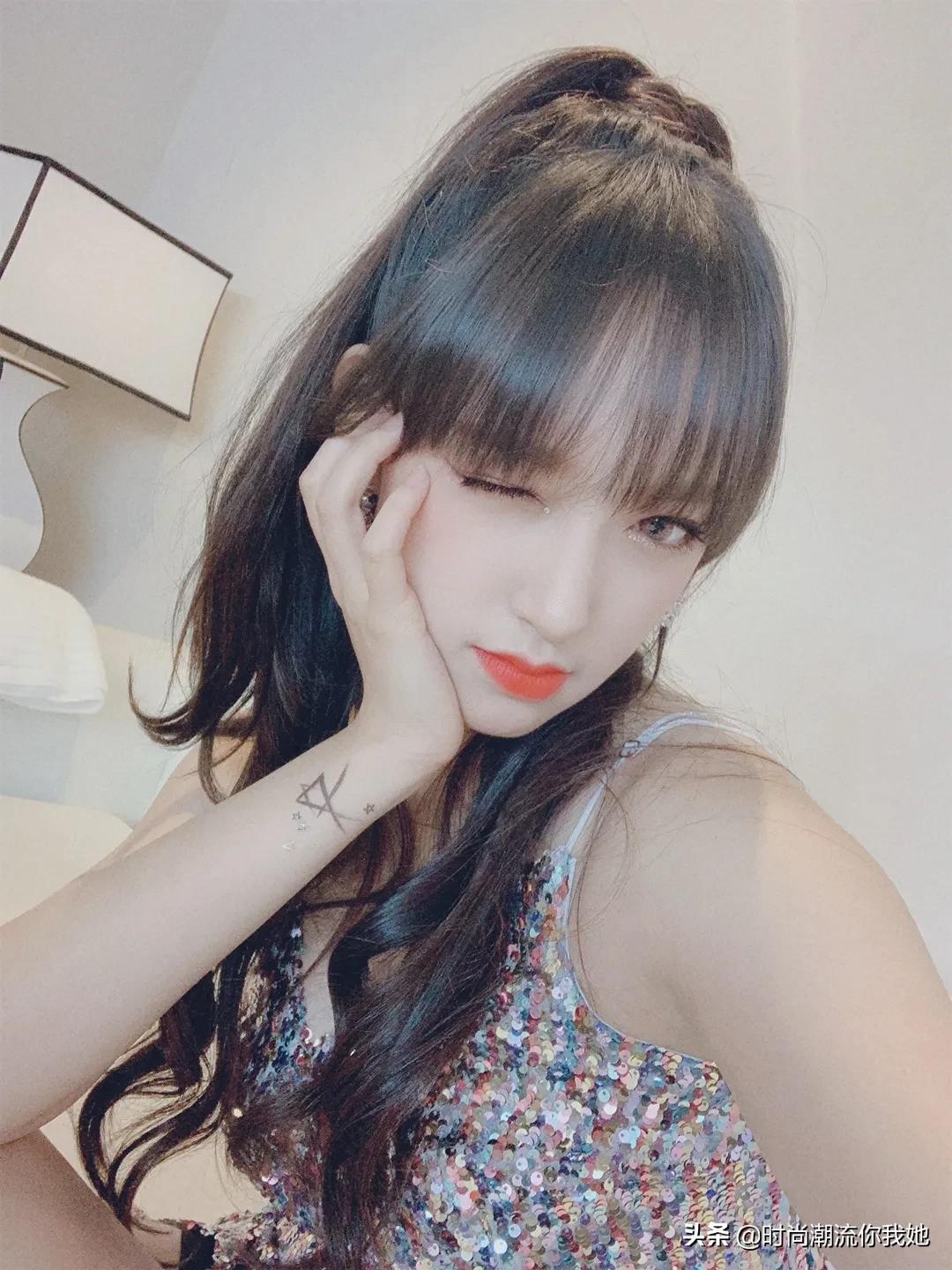 又酷又帅气的发型高马尾,复古发型女生港风长马尾